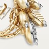 Cartier Grain de Café earrings, semi-paved