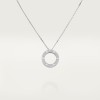 Cartier LOVE pendant, paved Cartier LOVE pendant, paved
