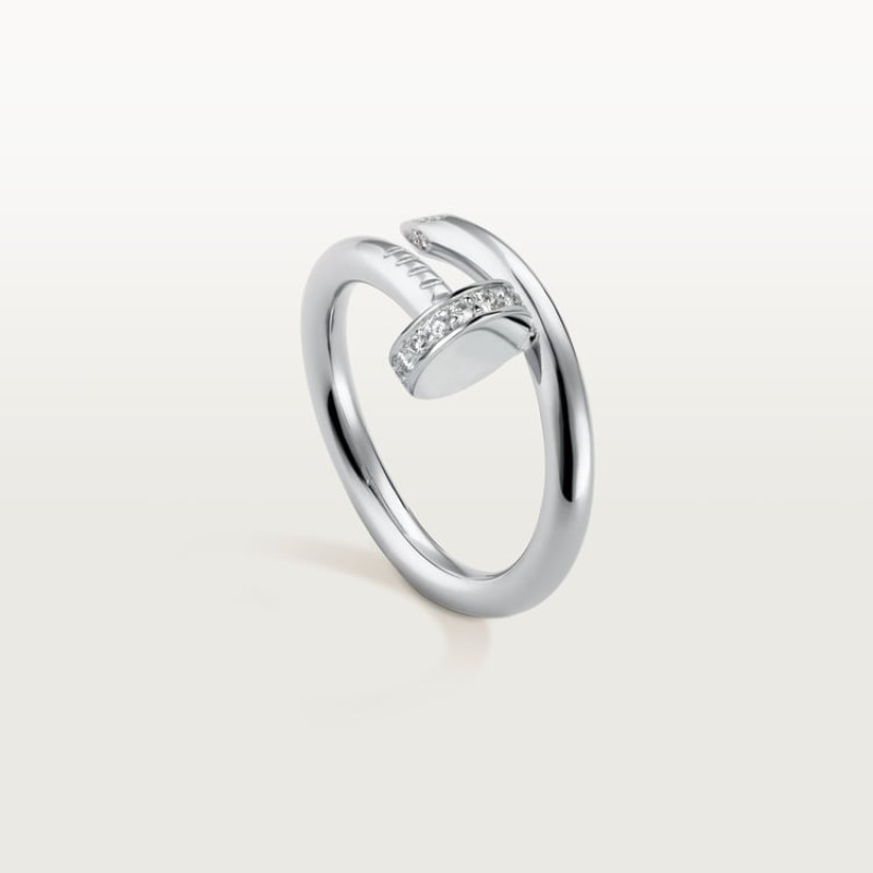 Cartier Juste un Clou ring, classic model, diamonds