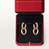 Cartier LOVE earrings, multiwear, half-paved