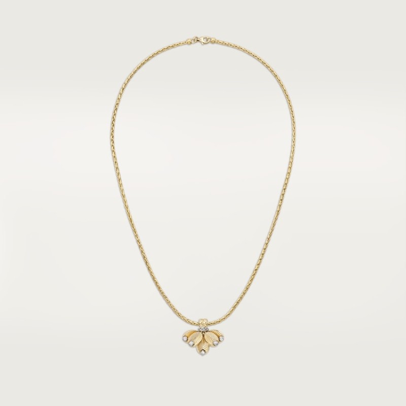 Cartier Grain de Café necklace, diamonds Cartier Grain de Café necklace, diamonds