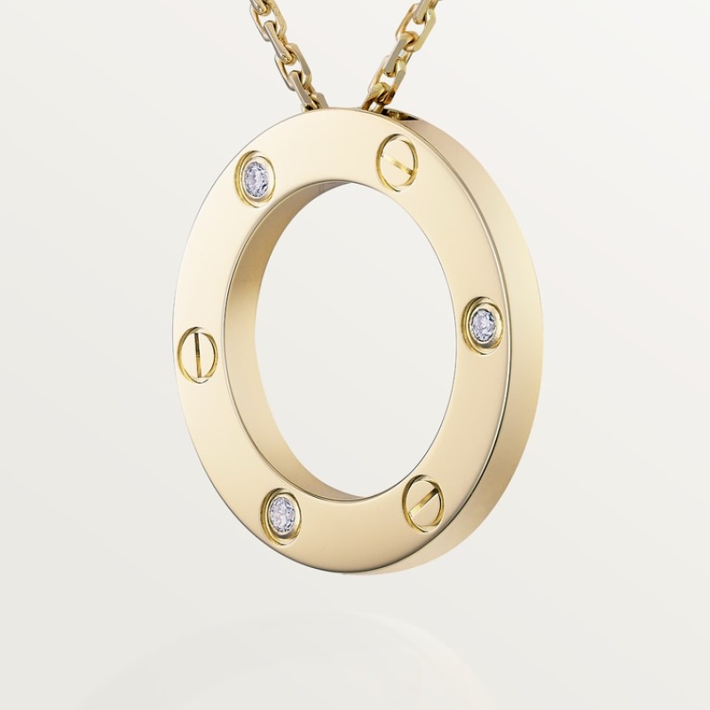 Cartier LOVE pendant, 3 diamonds Cartier LOVE pendant, 3 diamonds