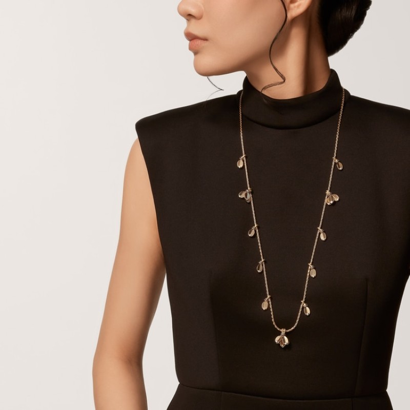 Cartier Grain de Café long necklace, diamonds Cartier Grain de Café long necklace, diamonds