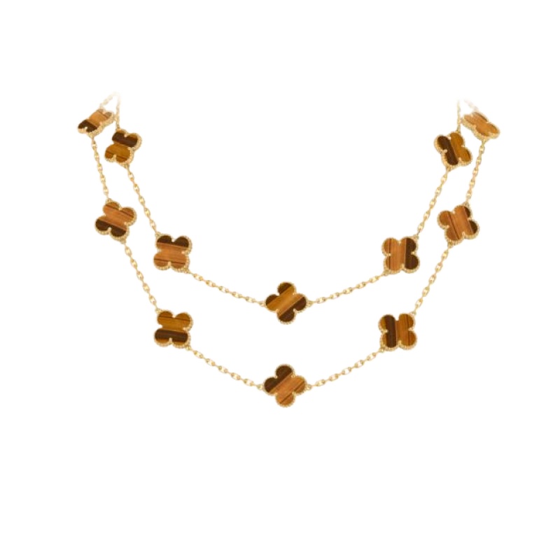 Van Cleef & Arpels Vintage Alhambra long necklace, 20 motifs