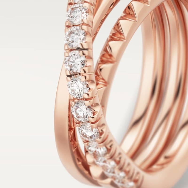 Etincelle de Cartier ring, semi-paved Etincelle de Cartier ring, semi-paved