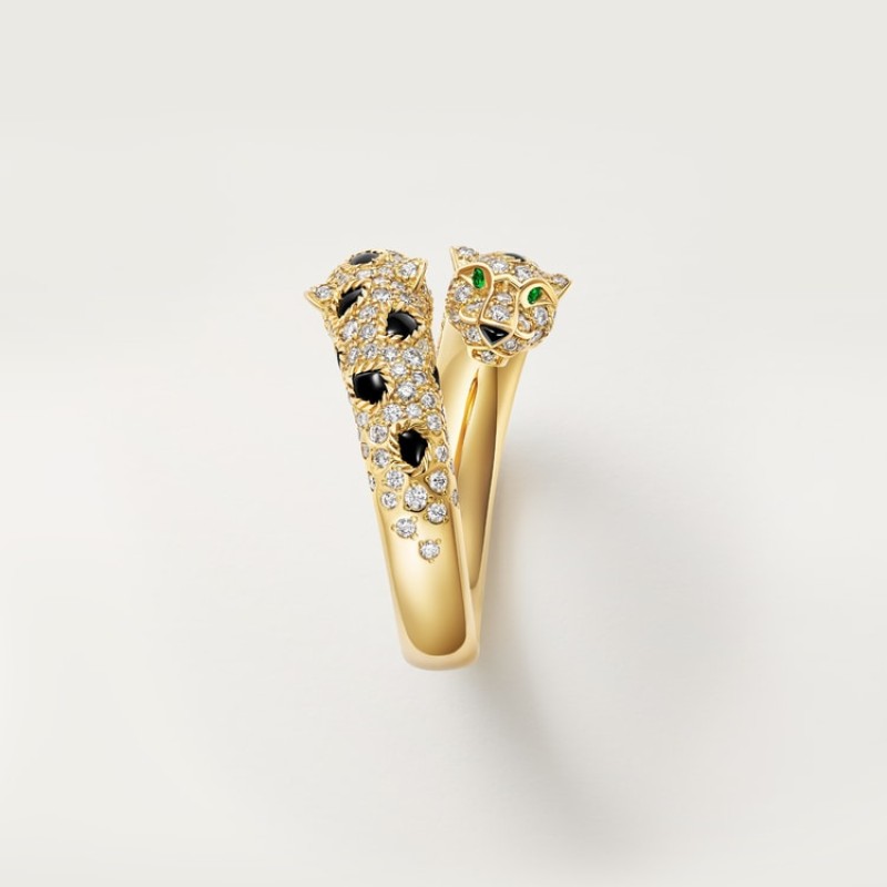 Panthère de Cartier ring, semi-paved