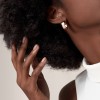 Cartier LOVE hoop earrings, classic model, 2 diamonds