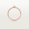 Etincelle de Cartier ring, pear-shaped diamond, paved