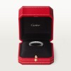 Etincelle de Cartier wedding band, 3.5 mm width, semi-paved