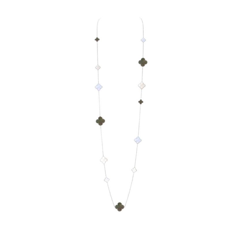 Van Cleef & Arpels Magic Alhambra long necklace, 16 motifs