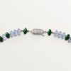 Cartier Géometrie & Contrastes necklace, chalcedony, paved Cartier Géometrie & Contrastes necklace, chalcedony, paved