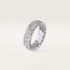 Broderie de Cartier wedding band, double row, diamonds