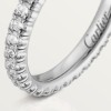Etincelle de Cartier wedding band, 2 mm width, paved