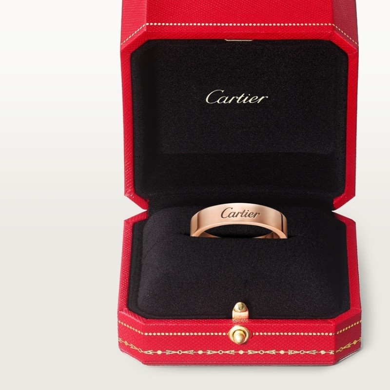 C de Cartier wedding band, 4 mm width C de Cartier wedding band, 4 mm width