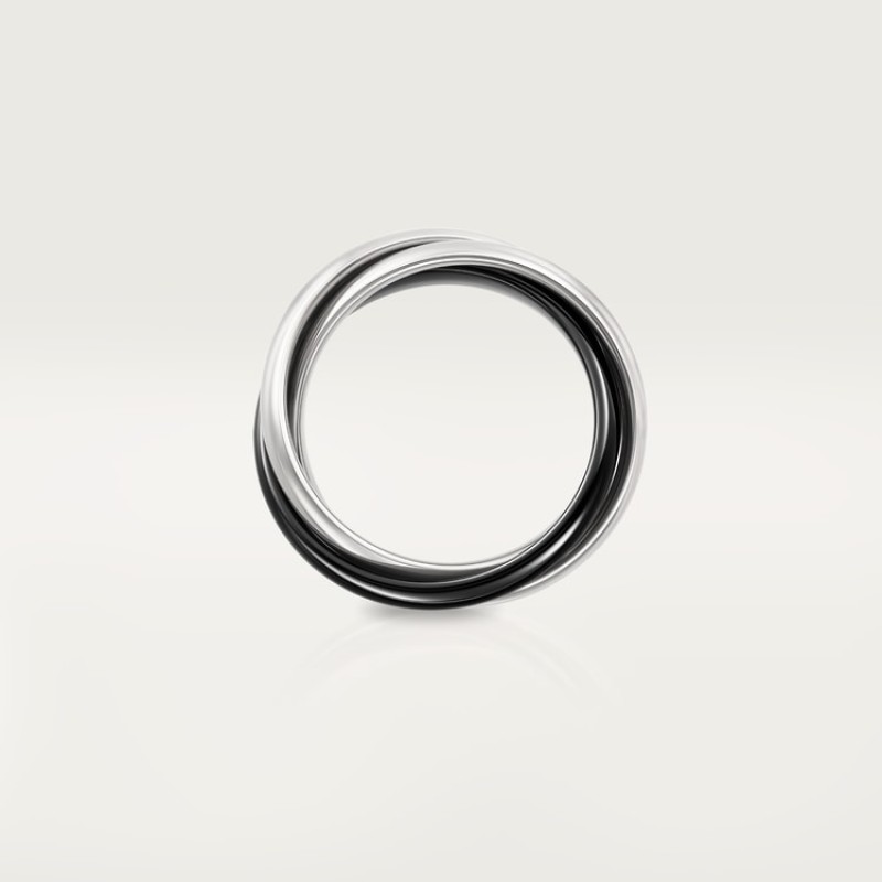 Cartier Trinity ring, ceramic, classic model