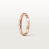 Cartier 1895 wedding band, 2.6 mm width, 1 diamond