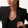 Cartier Trinity pendant, cushion-shaped, half-paved