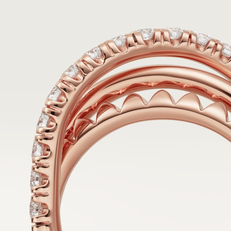 Etincelle de Cartier ring, semi-paved Etincelle de Cartier ring, semi-paved