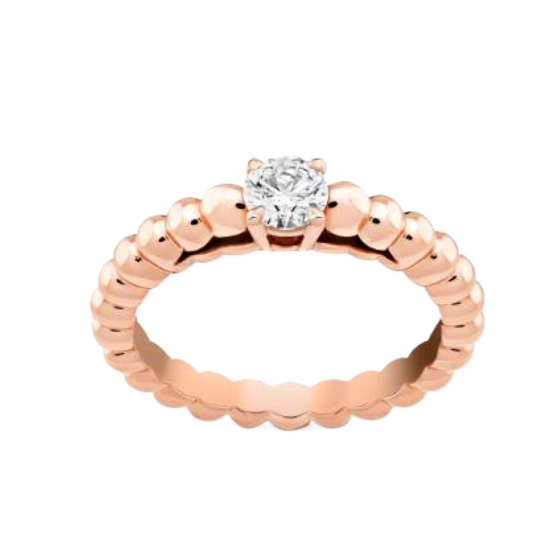 Van Cleef & Arpels Perlée solitaire 0.30 ct EVVS2