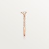 Etincelle de Cartier ring, pear-shaped diamond, paved