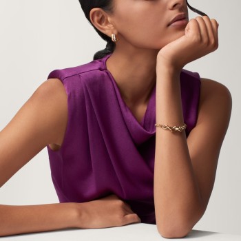 Cartier Trinity earrings, cushion-shaped