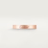 C de Cartier wedding band, 3 mm width