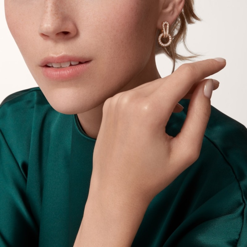 Cartier Agrafe earrings, paved