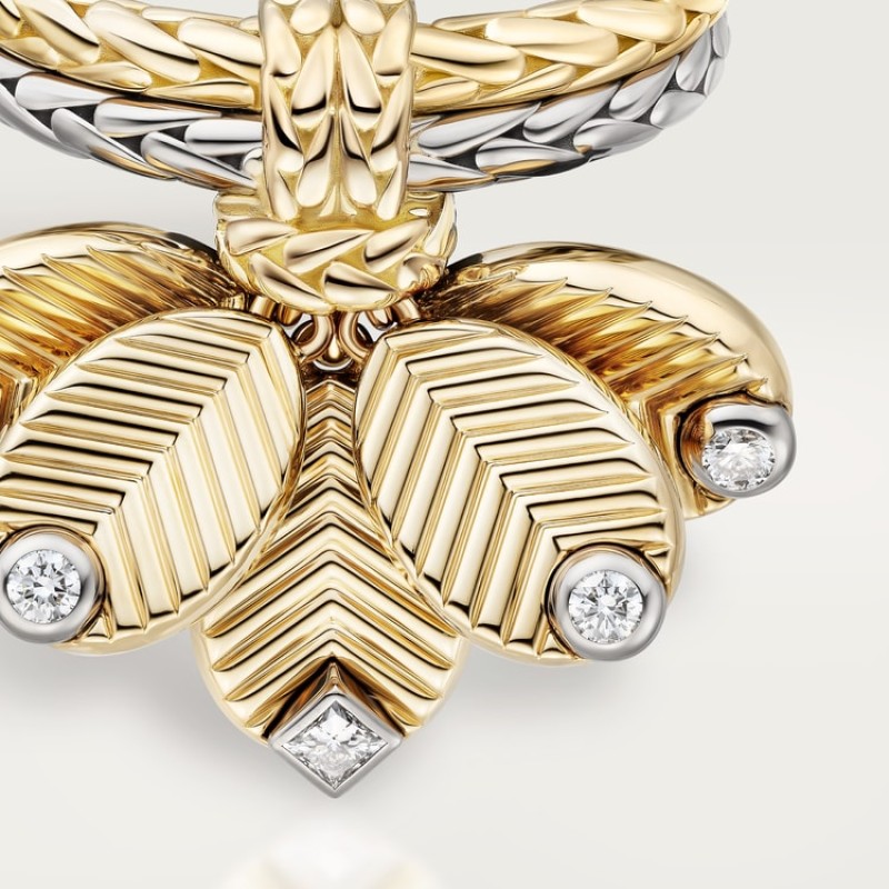 Cartier  Grain de Café ring, diamonds