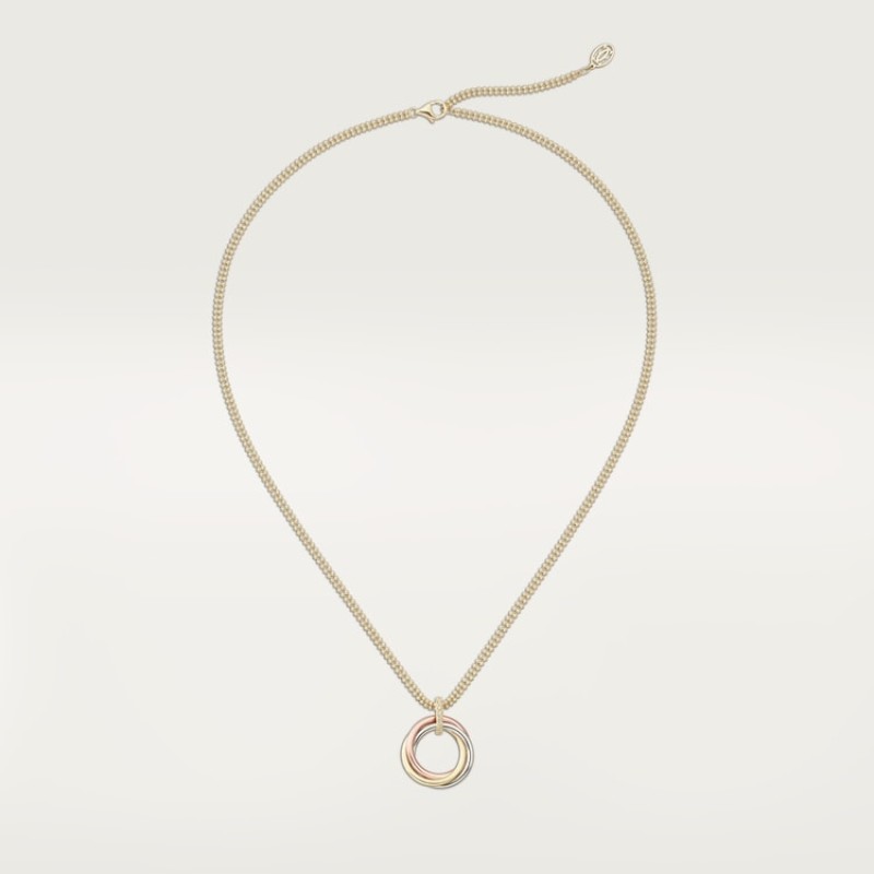 Cartier Trinity pendant, medium model, diamonds
