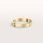 C de Cartier wedding band, 3 mm width, 1 diamond