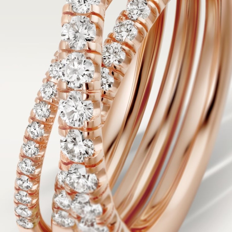 Etincelle de Cartier ring, semi-paved
