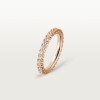 Etincelle de Cartier wedding band, 2.6 mm width, paved
