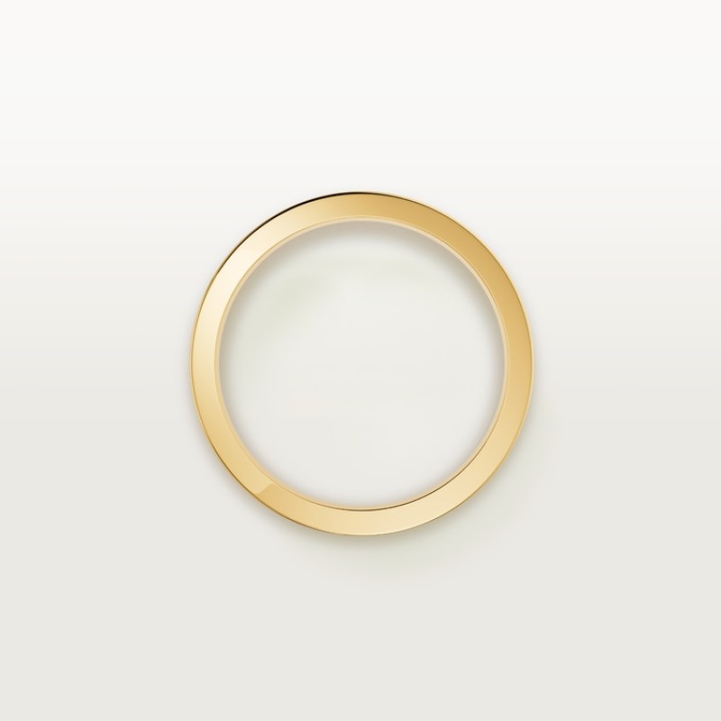 C de Cartier wedding ring, 4 mm width, 1 diamond
