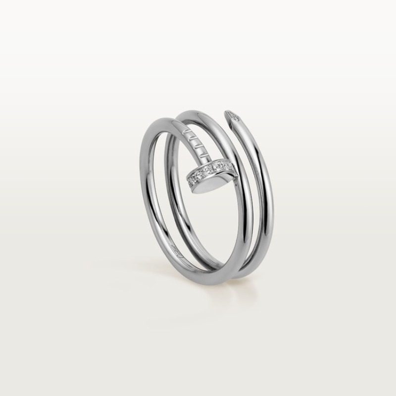 Cartier Juste un Clou ring, double, diamonds Cartier Juste un Clou ring, double, diamonds