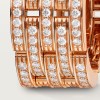 Cartier Maillon Panthère ring, five rows, paved Cartier Maillon Panthère ring, five rows, paved