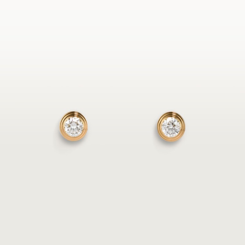 Cartier Cartier d’Amour stud earrings, 2 diamonds, medium model Cartier Cartier d’Amour stud earrings, 2 diamonds, medium model