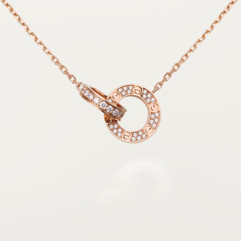 Cartier LOVE pendant, paved Cartier LOVE pendant, paved
