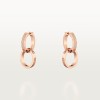 Cartier LOVE earrings, multiwear, half-paved Cartier LOVE earrings, multiwear, half-paved