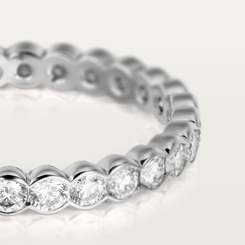Broderie de Cartier wedding band, diamonds