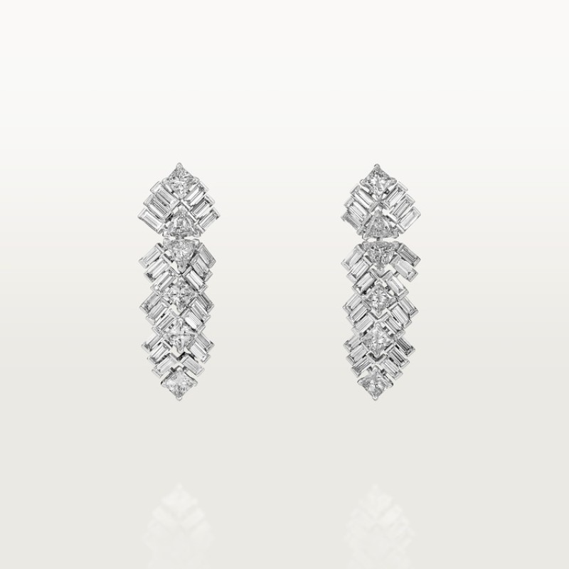 Cartier Reflection de Cartier earrings, diamonds