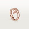 Cartier Juste un Clou ring, double, half-paved Cartier Juste un Clou ring, double, half-paved