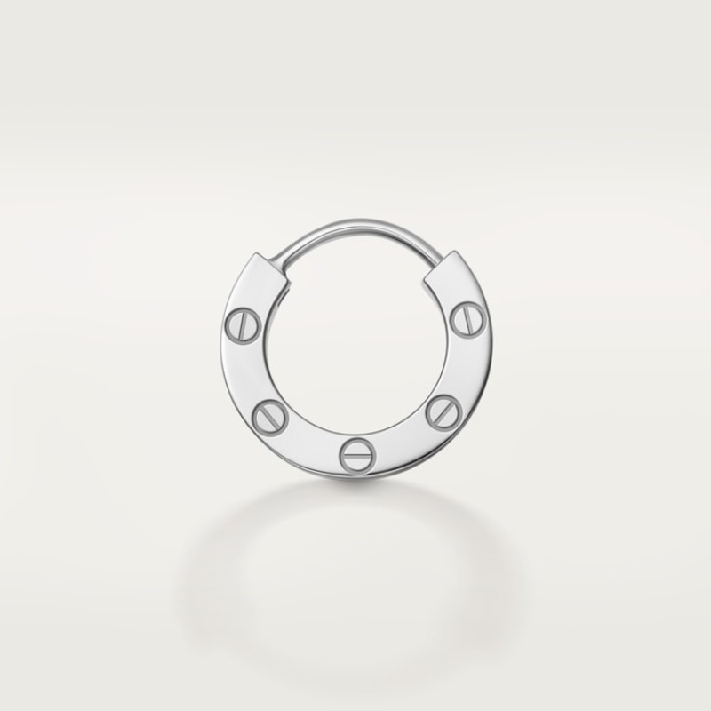 Cartier LOVE single hoop earring, paved