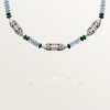Cartier Géometrie & Contrastes necklace, chalcedony, paved Cartier Géometrie & Contrastes necklace, chalcedony, paved