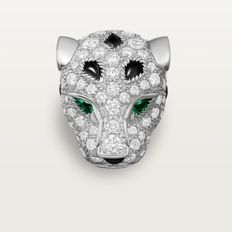 Cartier Panthère de Cartier stud earrings, paved