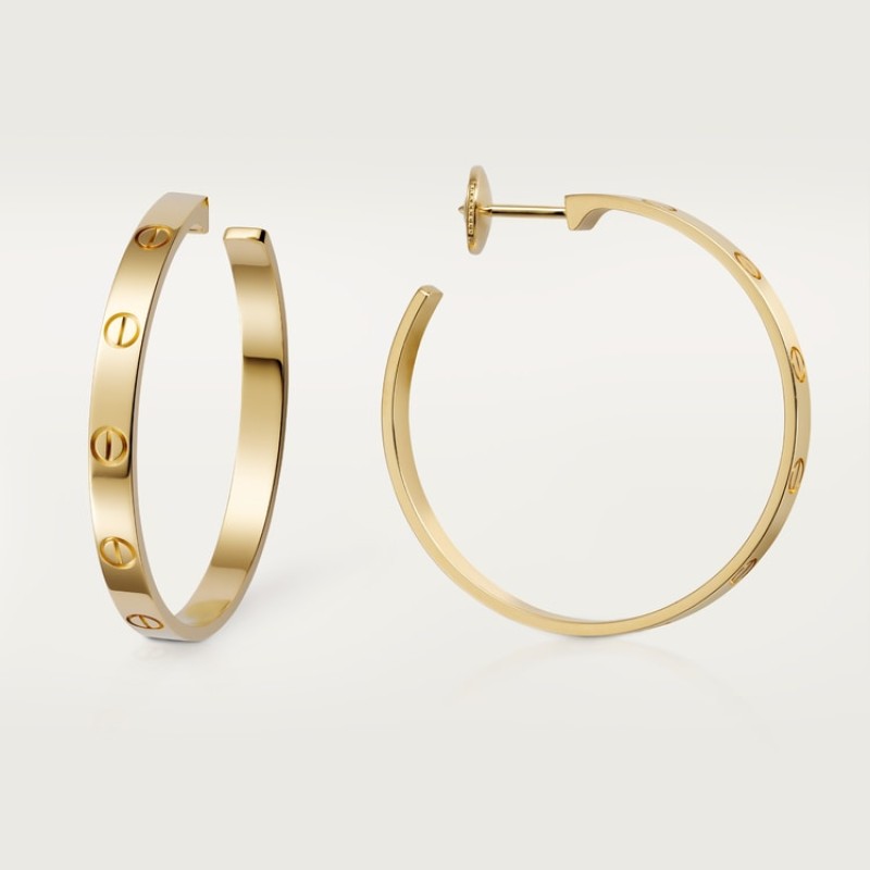 Cartier LOVE hoop earrings, large model