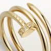 Cartier Juste un Clou ring, double, diamonds Cartier Juste un Clou ring, double, diamonds