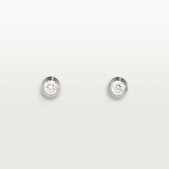Cartier Cartier d’Amour stud earrings, 2 diamonds, medium model