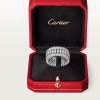 Broderie de Cartier ring, triple row, diamonds Broderie de Cartier ring, triple row, diamonds