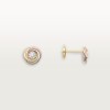Cartier Trinity stud earrings, 2 diamonds