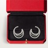 Cartier Etincelle de Cartier hoop earrings, triple row, paved Cartier Etincelle de Cartier hoop earrings, triple row, paved
